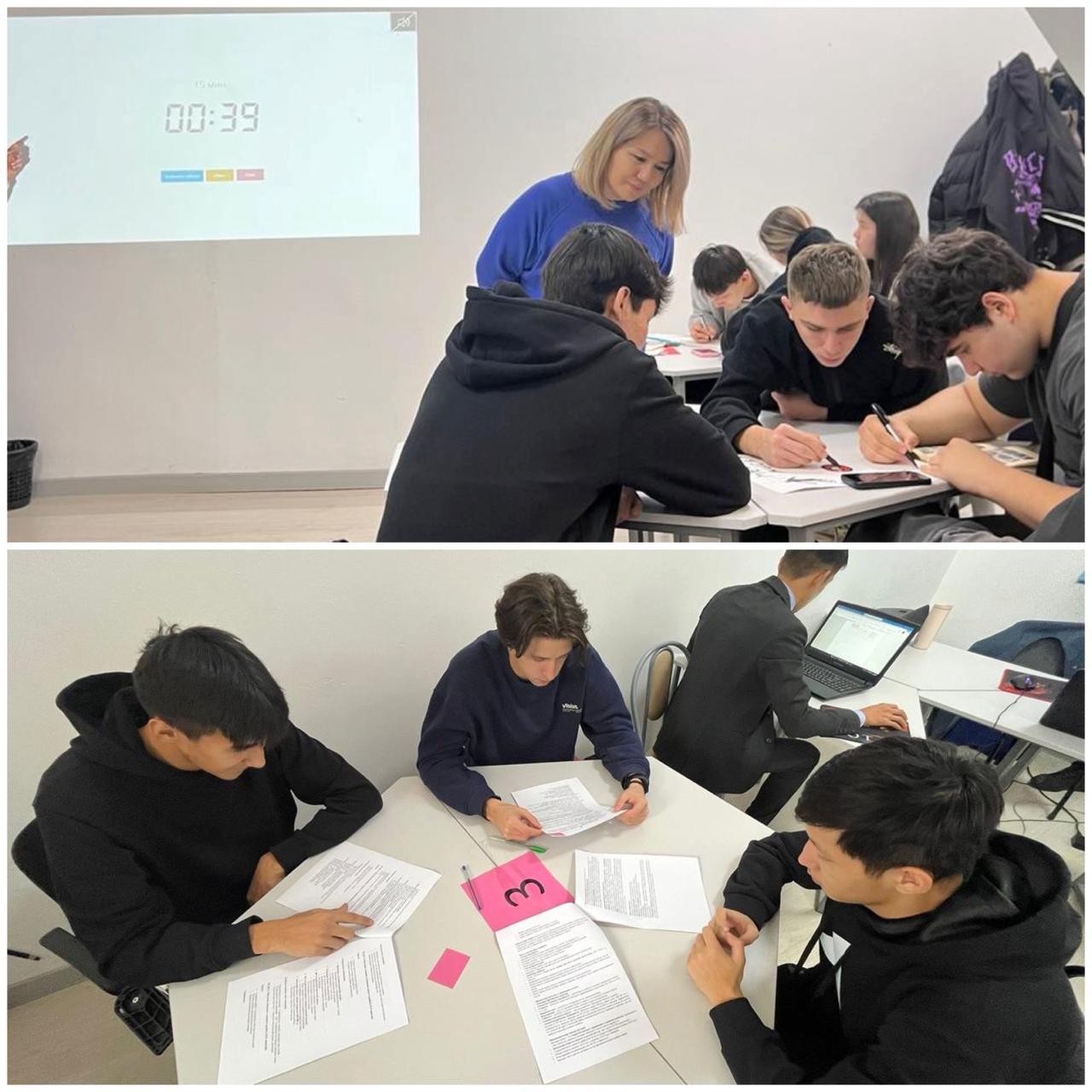 Оспанбаева Махпал провела мероприятие по ЦУР 4 — «Качественное образование» для преподавателей и студентов 1 курса специальности «Физическая культура и спорт».